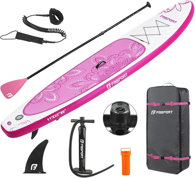 FBSPORT 11' Premium Stand Up Paddle Board, Yoga Board - Image 6