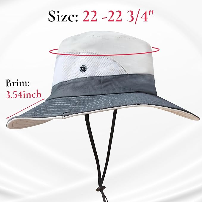 NPQQUAN Ponytail Sun Bucket Hats - Image 3