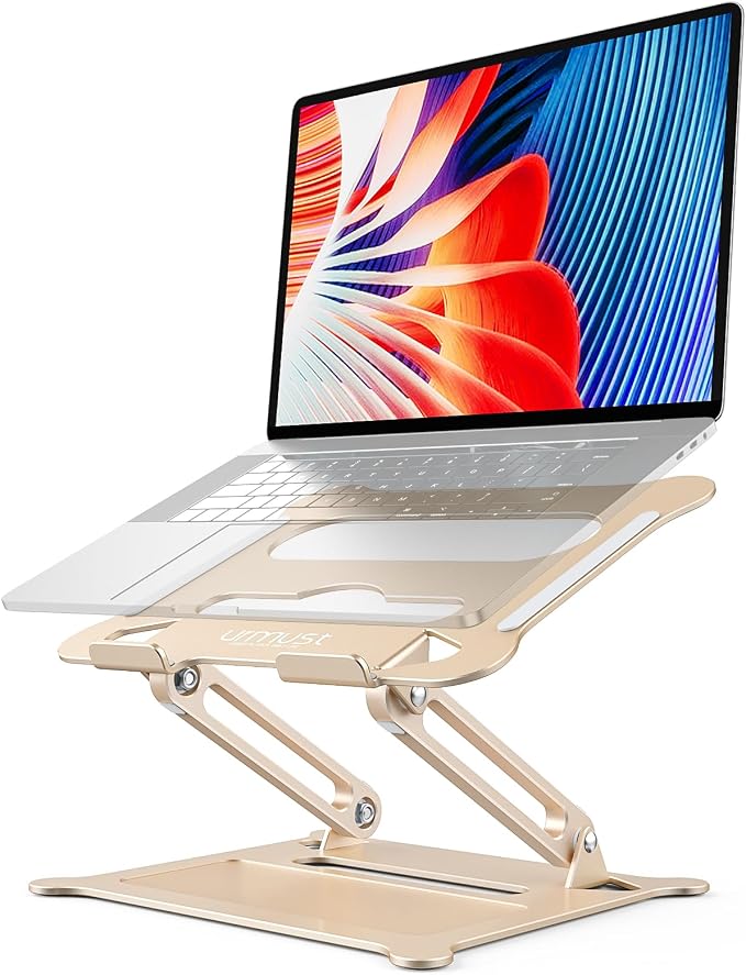 Urmust Laptop Notebook Stand Holder Adjustable Ultrabook Stand Riser Portable by Urmust