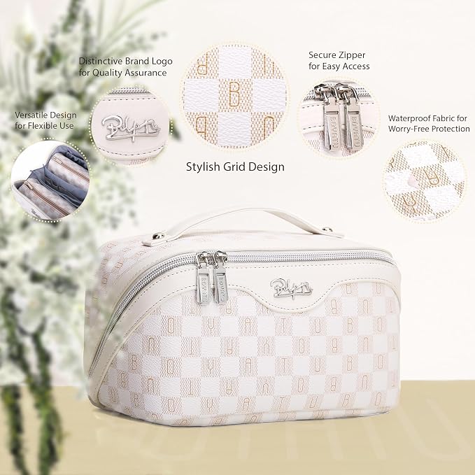 BOYATU Travel Makeup Bag Cosmetic Bags - Image 2
