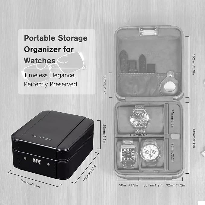 KAMIER Watch Case with Combination Lock - Image 5