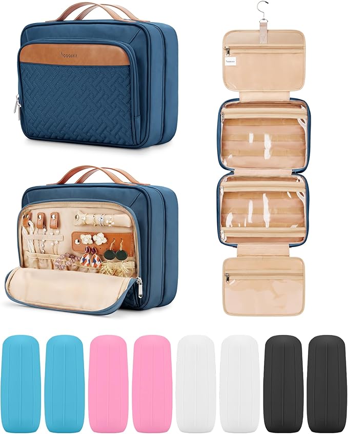 Travel Hanging Toiletry Bag for Women and Men, by COOSKY