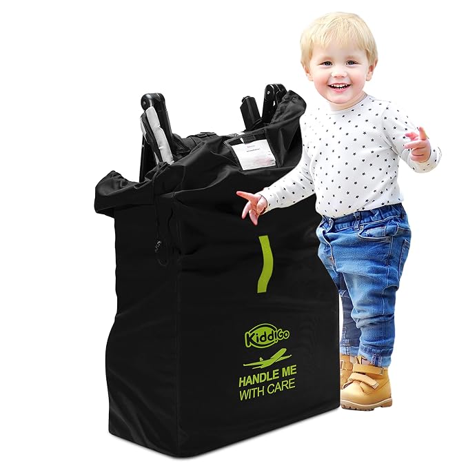 Travel Stroller Bag for Airplane, Fits Most Large, Jogging Strollers, Waterproof by Kiddigo