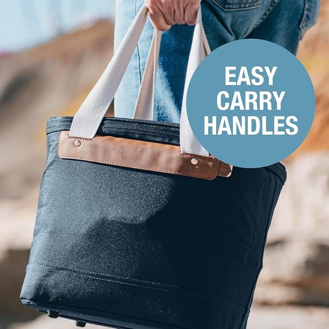 CleverMade Collapsible Insulated Cooler Bag – Leakproof Soft Folding Cooler - Image 5