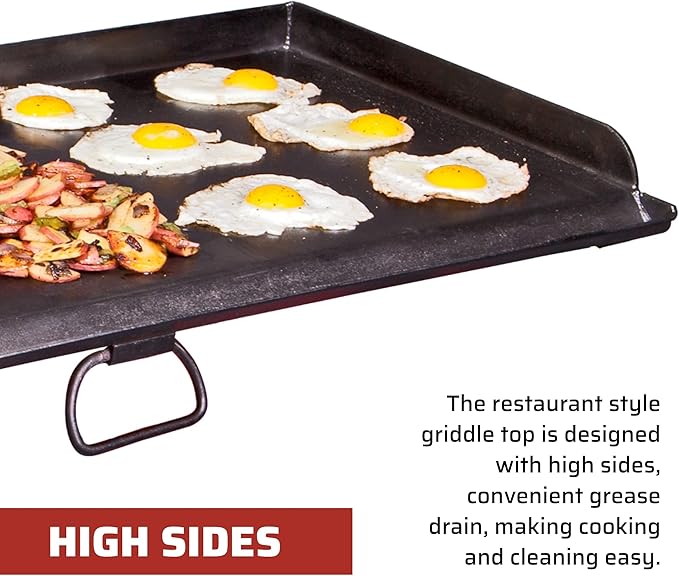 Camp Chef Professional Fry Griddle, 3 Burner Griddle, Cooking Dimensions: 16 - Image 4