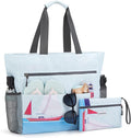 G4Free Beach Bag, Waterproof Sandproof Beach Tote Bag, Large Capacity Foldable by G4Free