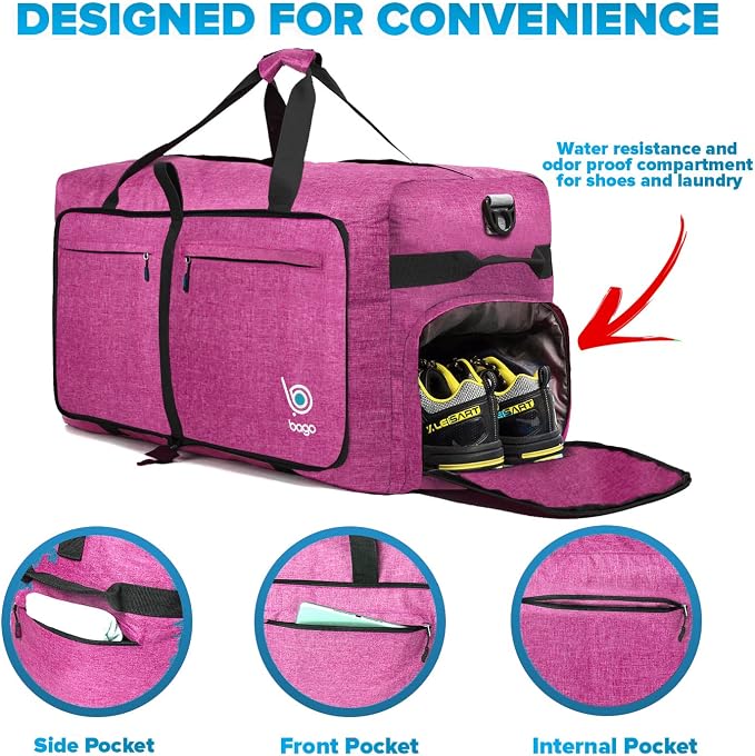 Bago Large Foldable Duffel Bags - Image 4