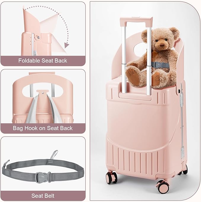 MRPLUM Ride On Luggage with Seat - Image 3