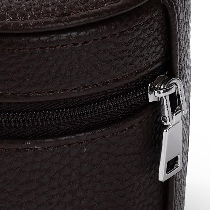 Oirlv Luxury Leather Watch Travel Case Single Watch Case - Image 7