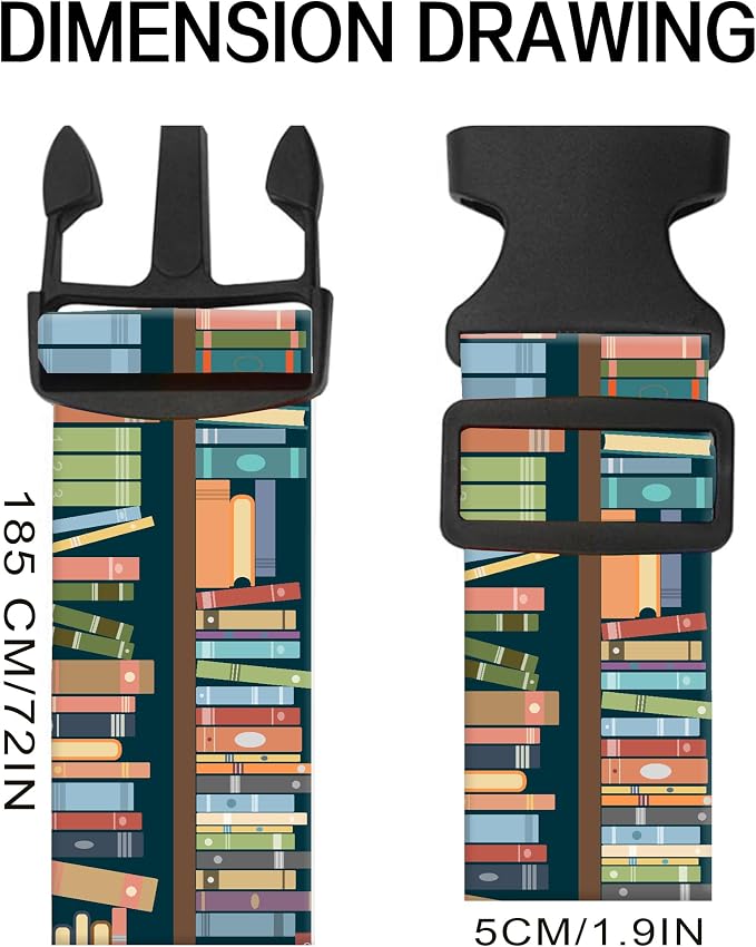 Luggage Straps for Suitcases, Adjustable Travel Belt, Durable Wide Luggage Strap - Image 2
