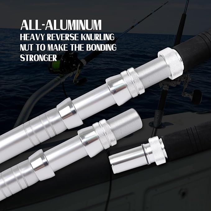 Fiblink Saltwater Offshore Heavy Trolling Fishing Rod Big Game Conventional - Image 5