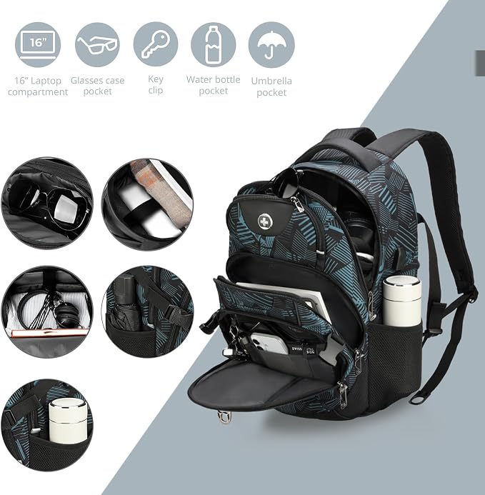 Swissdigital Laptop Backpack - Image 8