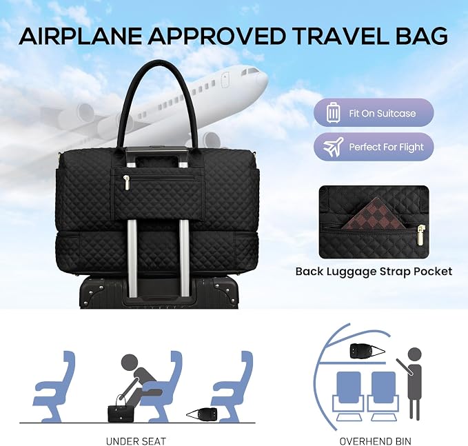 Travel Weekender Duffle Bag for Women - Image 5