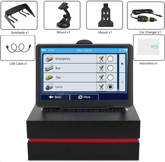 Car GPS Navigation, 2025 Map 7 inch Touch Screen Car GPS, Voice Turn Direction - Image 7