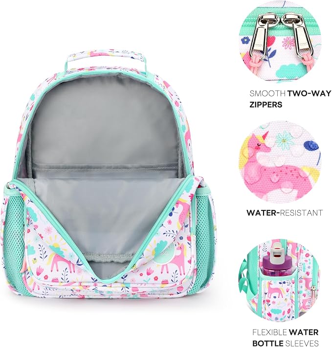 mibasies Toddler Backpack for Girls 2-4: Cute Kids Backpacks for Girls - Image 2