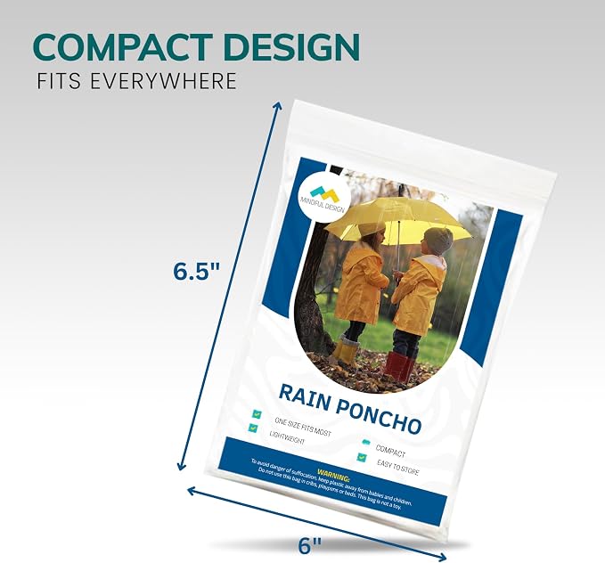 Mindful Design Rain Ponchos - Image 3
