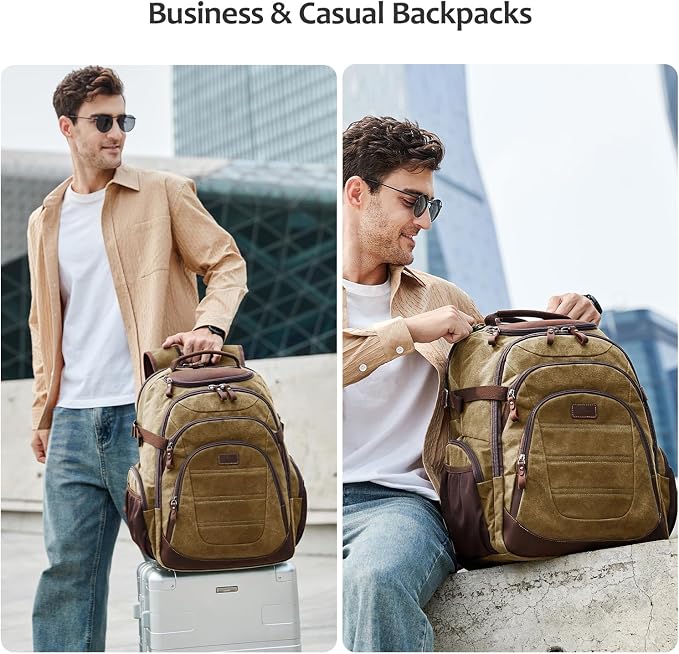 Travel Laptop Backpack 17.3 inch XL Computer Backpack - Image 2