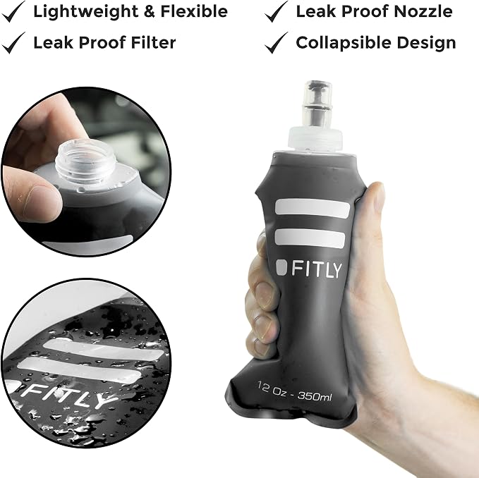 Soft Flask - Shrink As You Drink Soft Water Bottle - Image 2