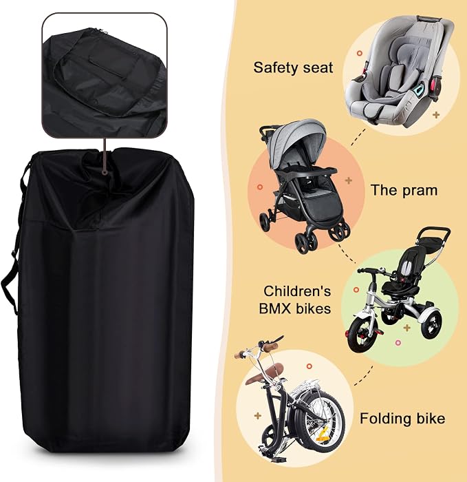 LIHAO Stroller Travel Bag, Gate Check Bag - Image 4