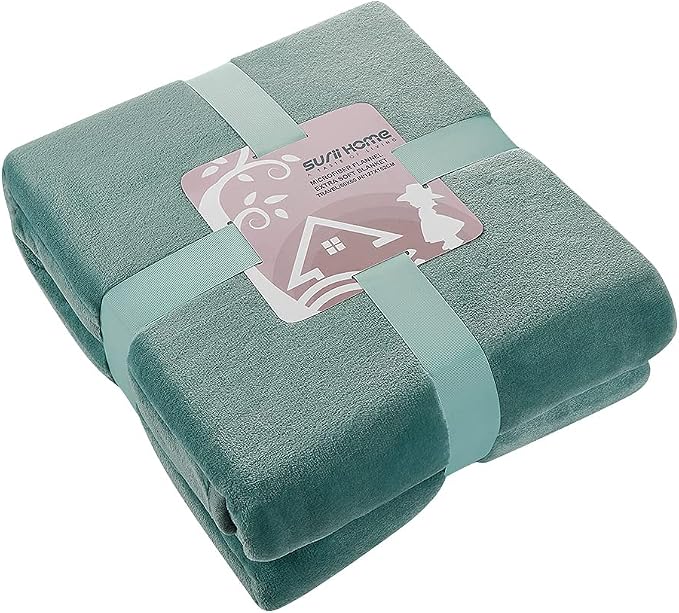 Surii Home Luxury Microfiber Flannel Blanket, Super Soft, and Breathable - Image 9