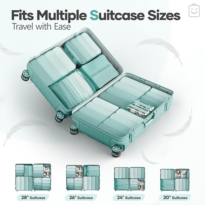 Veken 11 Set Compression Packing Cubes - Image 8