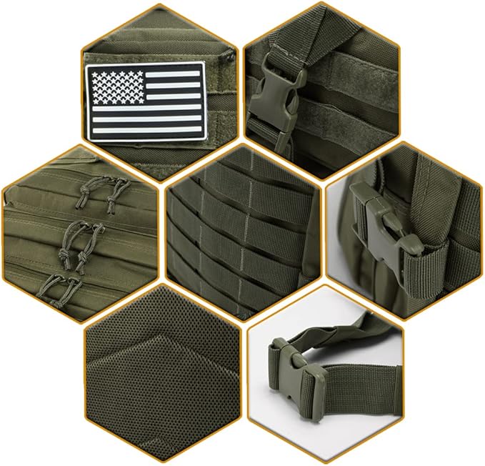 QT&QY 45L Military Tactical Backpacks - Image 6