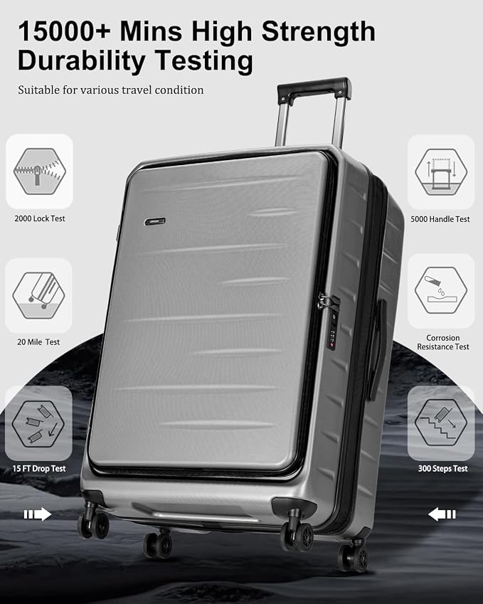 Luggage Sets 2 Pieces, 20 Inch Carry On Luggage and Expandable 28 Inch Checked - Image 7