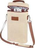 Tirrinia 2 Bottle Wine Gift Tote Carrier by Tirrinia