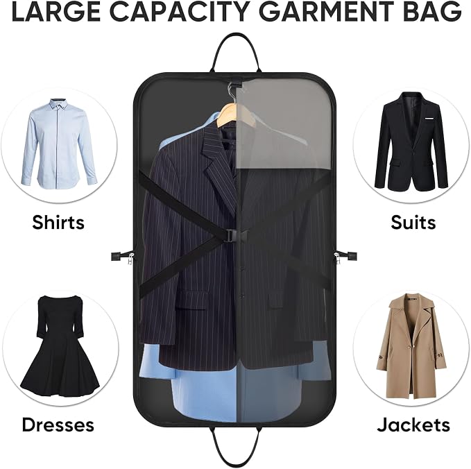 BALEINE Travel Garment Bag, Travel Suit Bag - Image 5