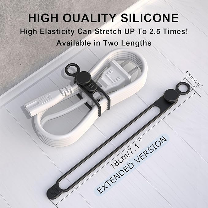 Silicone Cable Straps - Image 2