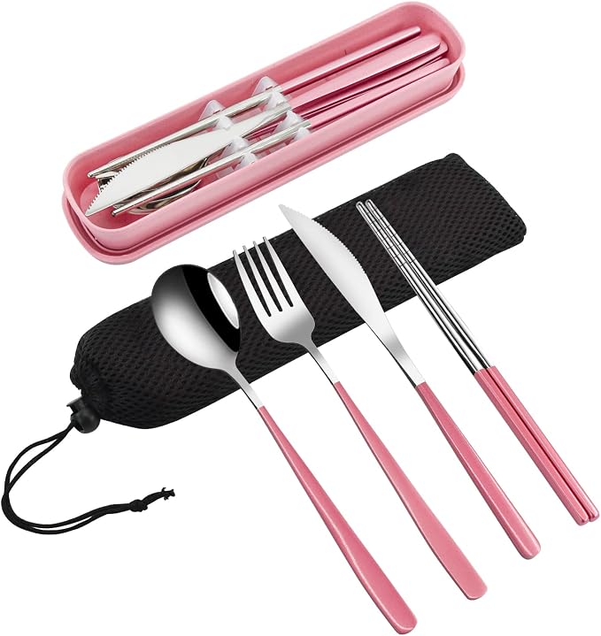 VANRA 4-Piece Portable Travel Utensils Set by VANRA