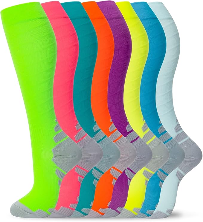 fenglaoda 8 Pairs Compression Socks by fenglaoda