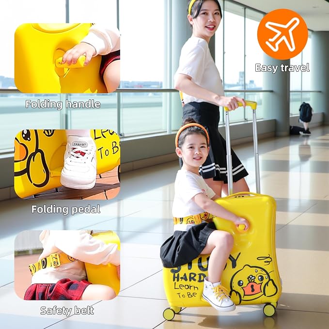 Kids' Lightweight Ride on Luggage - Image 2