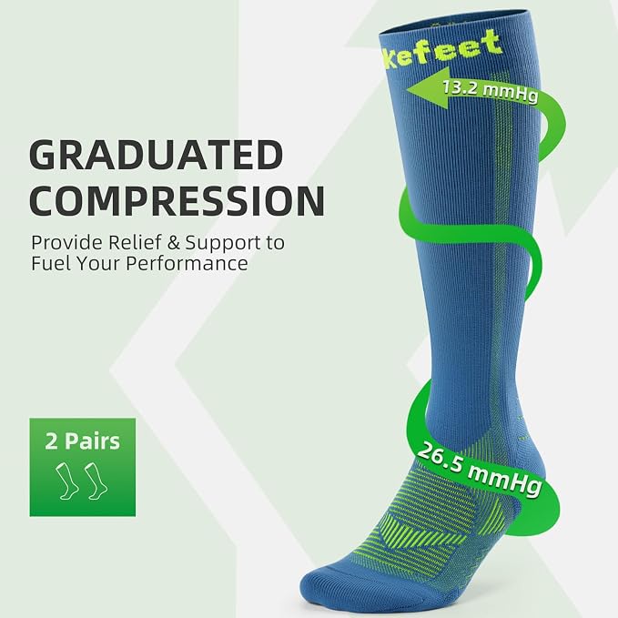 Compression Socks for Women Men 3 Pairs, Compression Stockings, Fragrance - Image 2