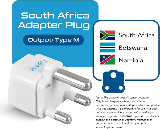 Ceptics South Africa Travel Plug Adapter - Image 2