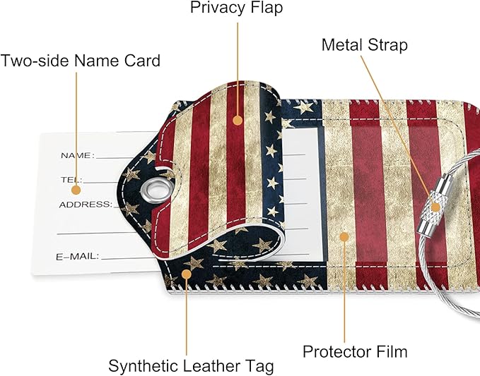 Fintie Luggage Tags, Privacy Cover ID Label - Image 4