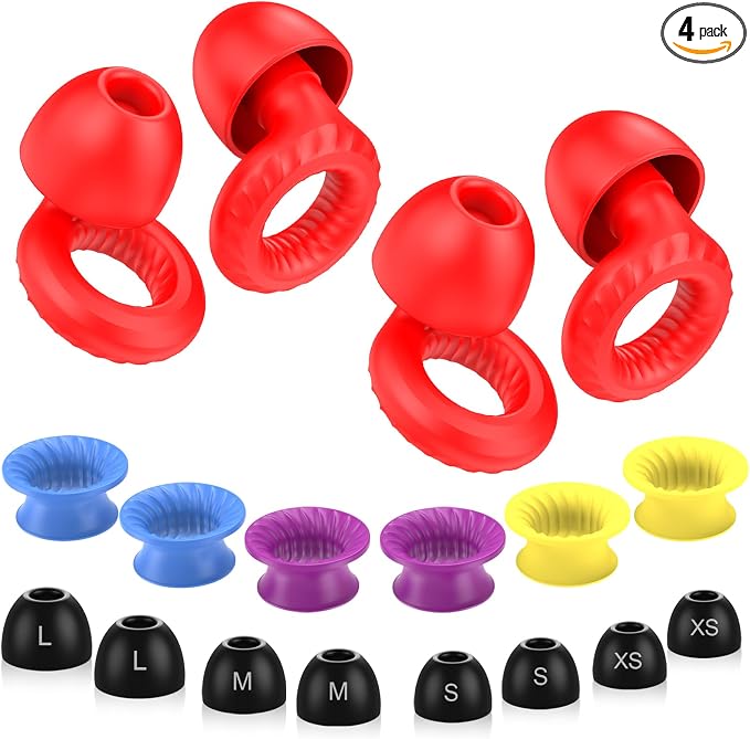 Ear Plugs for Sleeping Noise Cancelling -30dB, Deep Focus, Hearing Protection by SIXTHGU