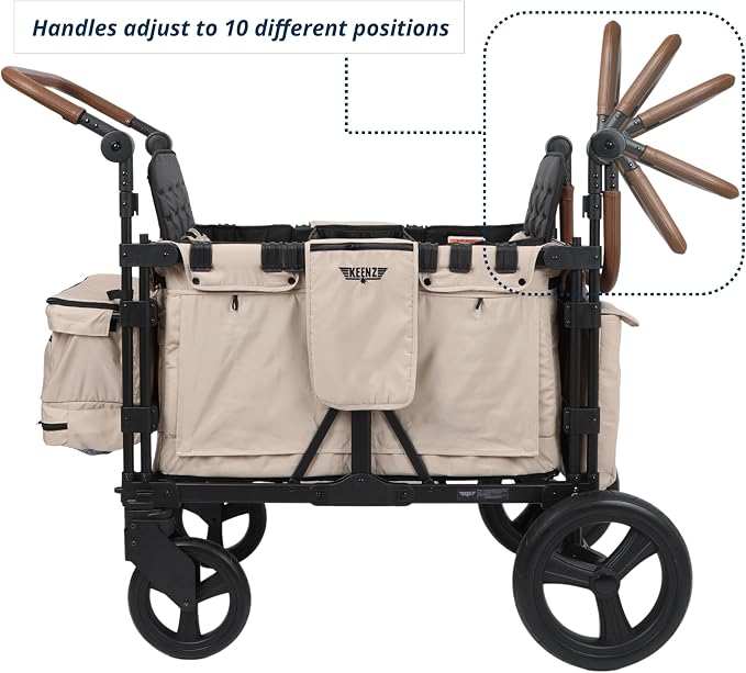 Keenz VYOO Stroller Wagon with Canopy - Image 4