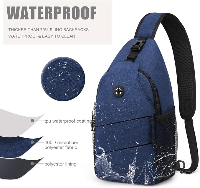 Crossbody Bags for Women Men Trendy Sling Bag Bakpack Casual Chest Bag - Image 4