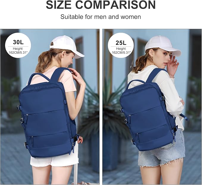 coowoz Large Travel Backpack for Women Men, Carry On Backpack, Hiking Backpack - Image 8