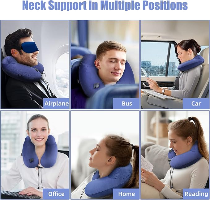 urophylla Inflatable Travel Neck Pillow - Image 6
