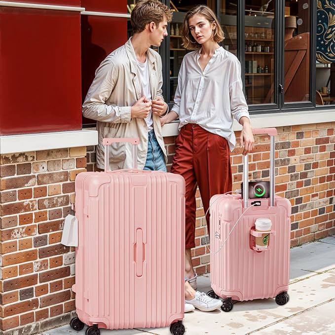 Krute Carry on Luggage 20 Inch USB Suitcases - Image 8