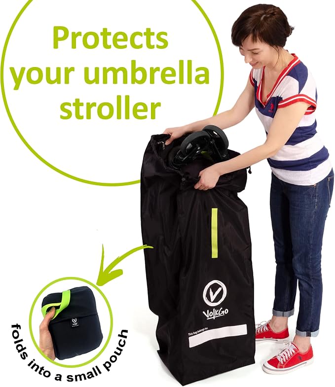 V VOLKGO Stroller Bag for Airplane, Large Cover for Airtravel, Jogger & - Image 3