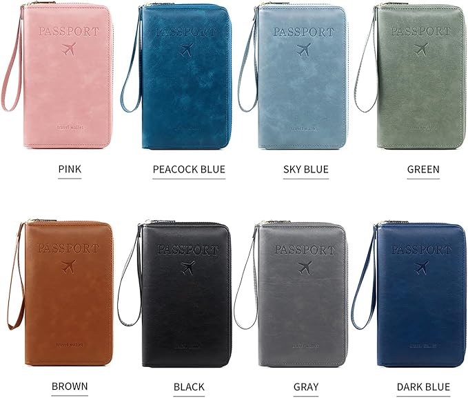 Rowgins Rfid Blocking Passport Holder Wallet, Rowgins Rfid Passport Holder - Image 6