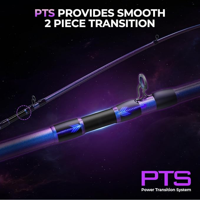KastKing Royale Legend Pro Technique Bass Fishing Rods, KastFlex IM7 Graphite - Image 5