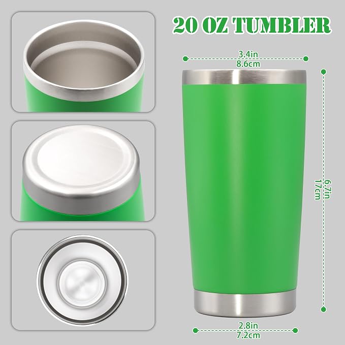 20 oz Tumbler with lid Double Wall Vacuum Insulated Tumblers Stainless Steel - Image 5