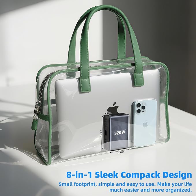 320W Fast Charging 8 Port USB C Charger Block, USB-C Charger Adapter - Image 7