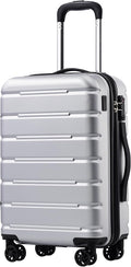 Coolife Luggage Suitcase Carry-on Spinner TSA Lock USB Port Expandable by COOLIFE