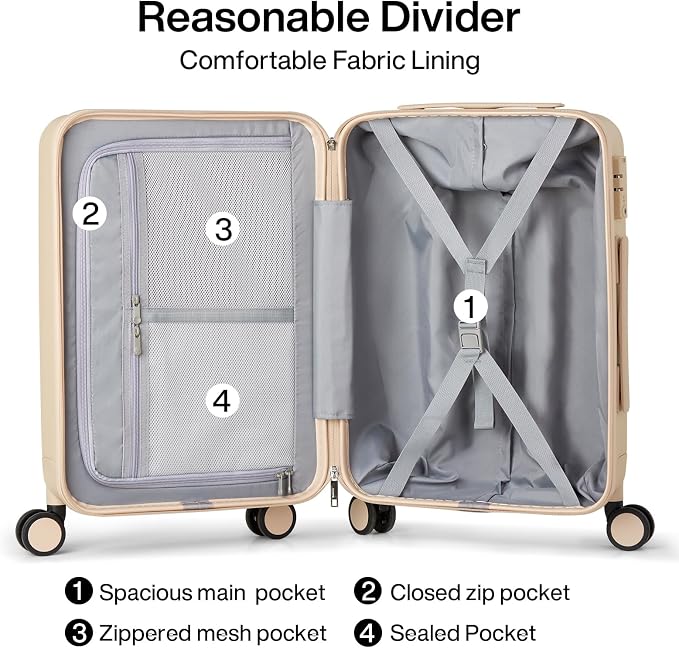 Hanke 3 Piece Luggage Sets - Image 5