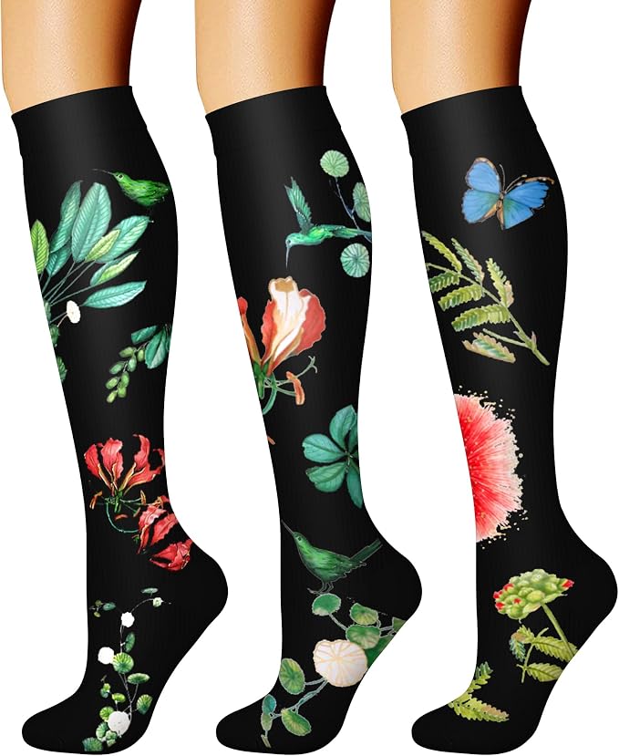 CHARMKING Compression Socks for Women & Men Circulation 15-20 mmHg is Best by CHARMKING